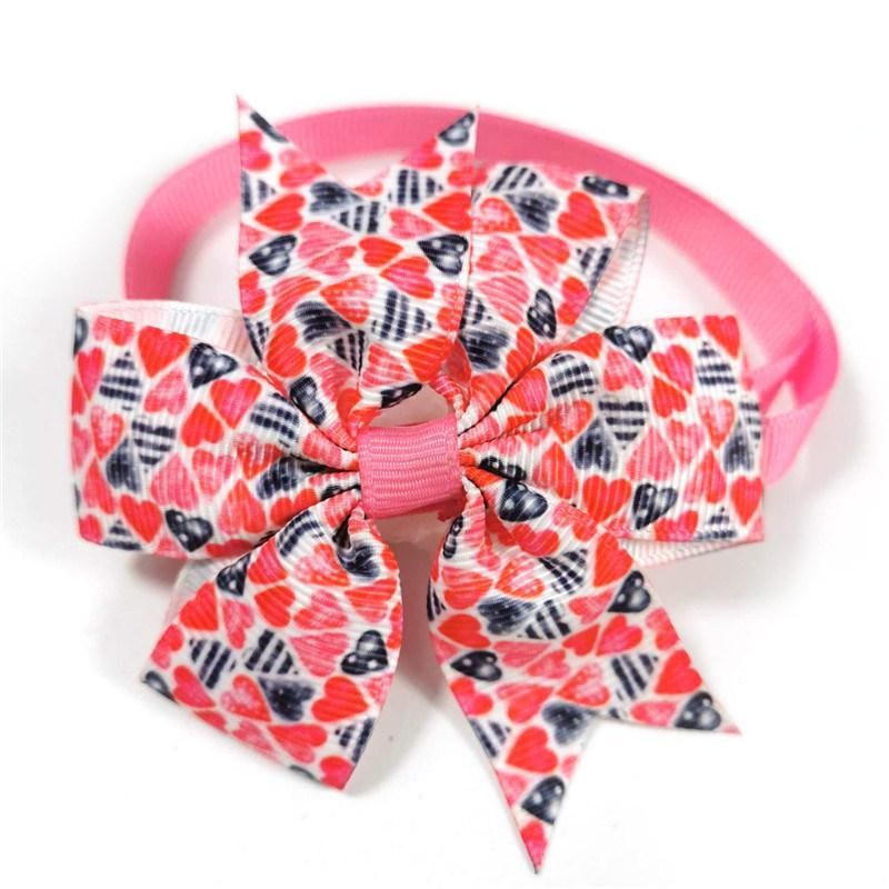 Professional Manufacturer Supplier Pet Dog Bow Collar Tie with Bow Tie for Dogs
