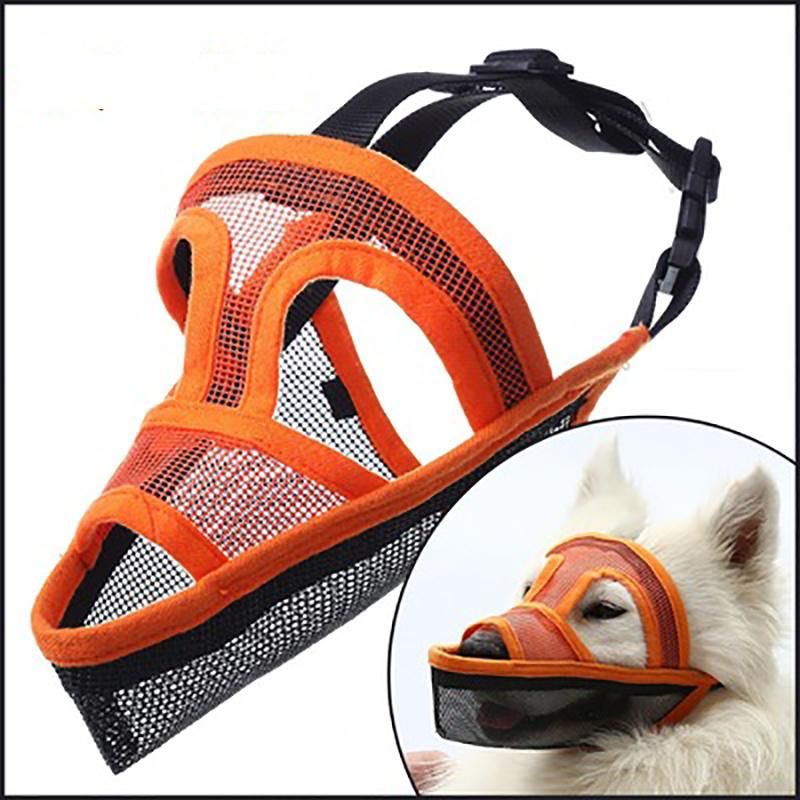 Anti Bite Anti-Eating Licking Biting Mesh Breathable Dog Mouth Cover