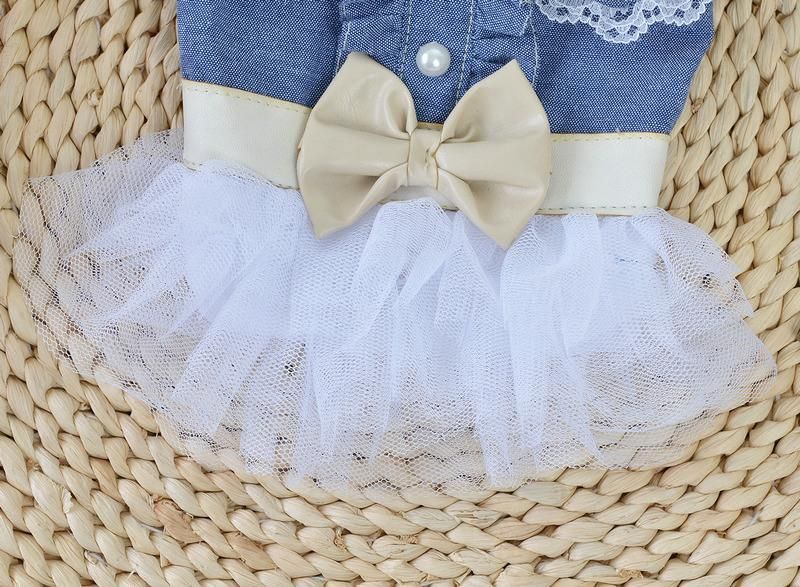 Super March Offer Pet Puppy Dog Summer Clothes Plaid Dog Dress