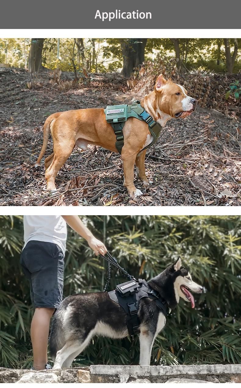 New Arrival Adjustable Soft Padded Dog Vest Pet Vest Reflective Custom Designer No Pull Dog Harness Tactical Dog Harness