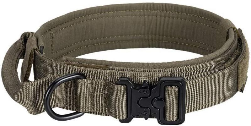 Tactical Dog Collar Nylon Adjustable K9 Collar Military Dog Collar