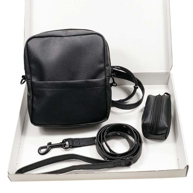 Custom Adjustable No Pull Neoprene Waste Pet Pouch Training Luxury Dog Treat Bag Dog Harness Set