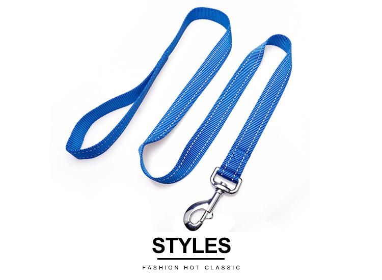 High Quality Customized Large Pet Collar and Leash Set Heavy Duty Nylon Reflective Pet Leash