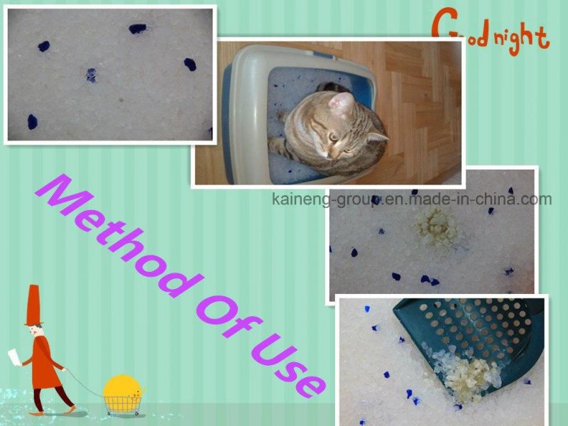 Crystal Silica Gel Cat Litter/ Pet′s Litter / Dust Free Cat Litter with Colorful & Fragrance Cat Litter