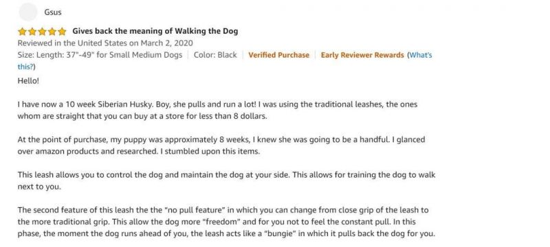 Tactical Bungee Dog Leash, Elastic Rope Lead with 2 Padded Traffic Control Handles