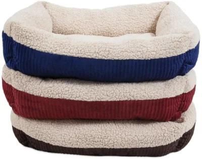 Rectangular Bolster Bed Puppy Beds for Pets of All Sizes