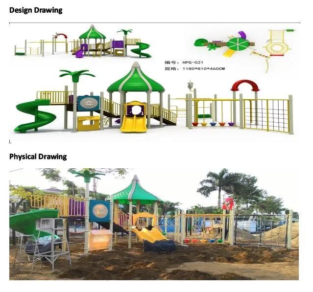 Sale 2021 Customized Large Outdoor Playground Children Plastic Slide