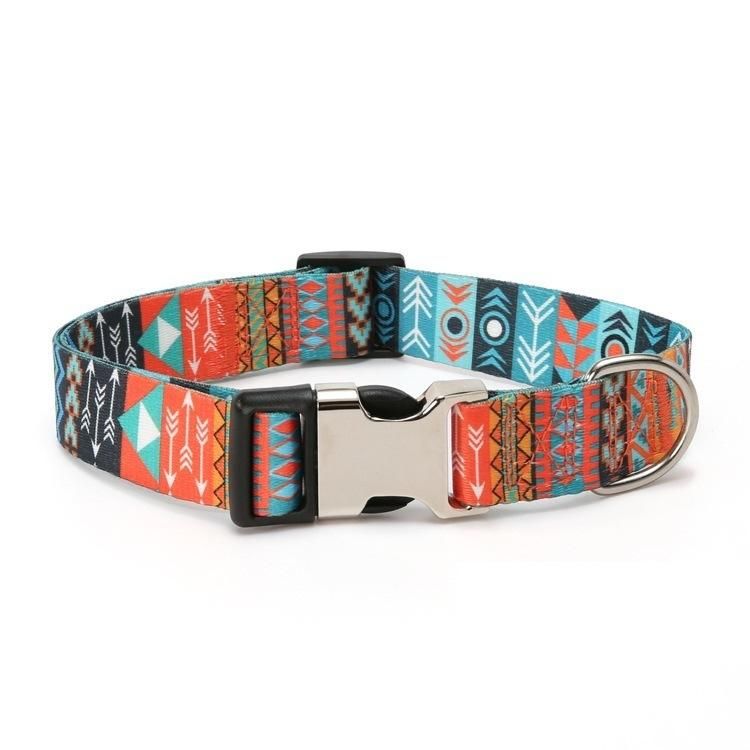 New Fashion Printed Dog Leash Pet Collar