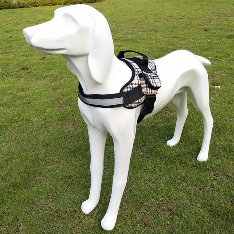 Adjustable Dog Harness No Pull Dog Harness Outdoor with Easy Control Handle