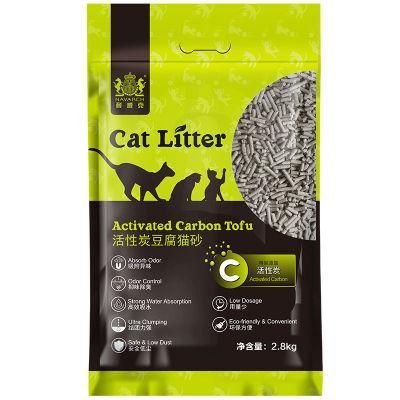 Pet Supply Cat Sand Natural Quickly Clumping and Charcoal Tofu Mix Bentonit