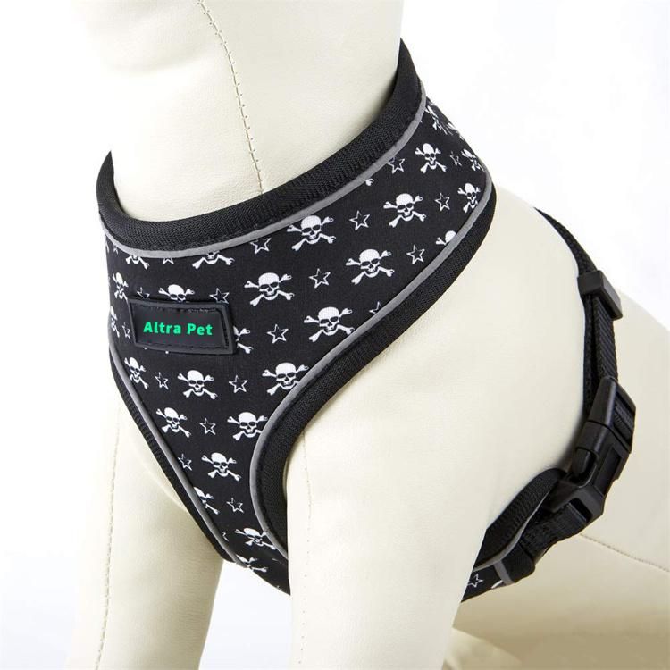 Adjustable 2 in 1 Reversible Neoprene Dog Soft Breathable Harness