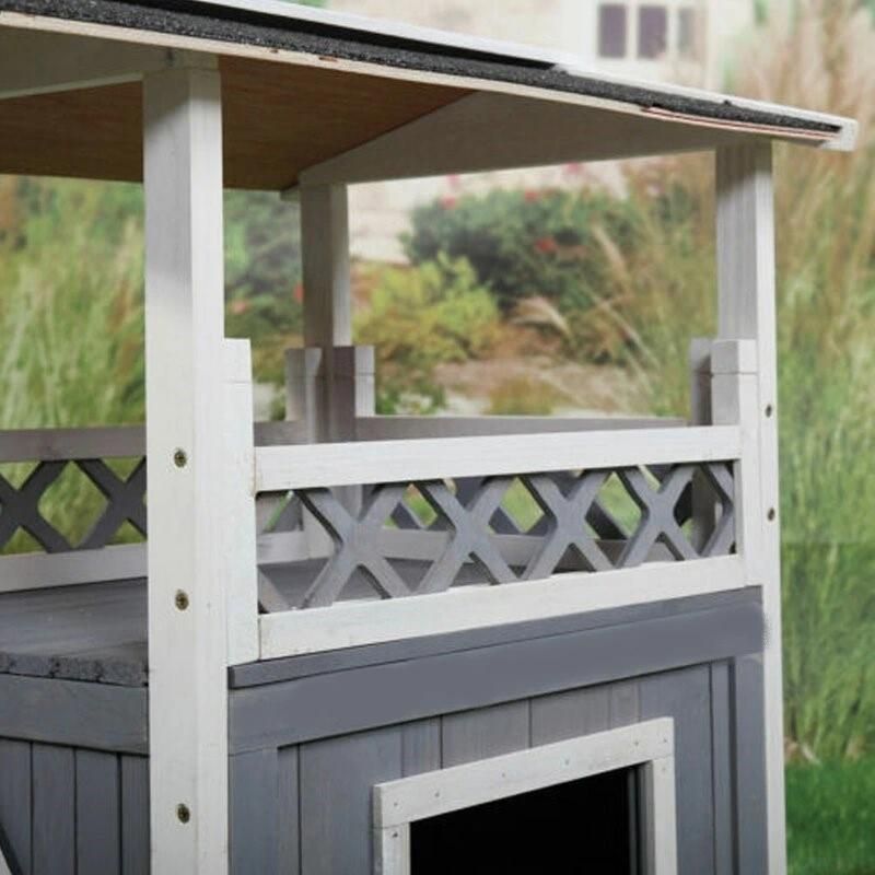 Luxury Cheap Outdoor Waterproof Pet Bed Dog House Wooden Pet House