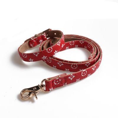 No Minimum Order Custom Dog Accessories Nylon Pet Collar and Leash