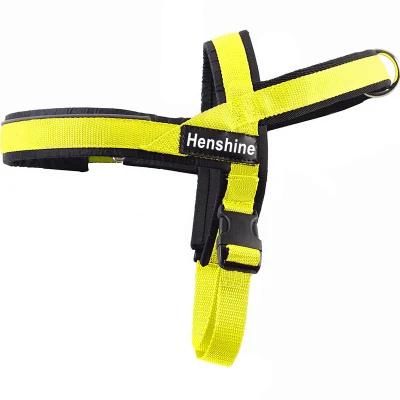 Reflective and Adjustable Padded Dog Harness with Control Handle, Dog Sport Harness Easy to Put on and Take off