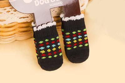Colorful Dog Socks Cartoon High Quality Pet Socks Non-Slip