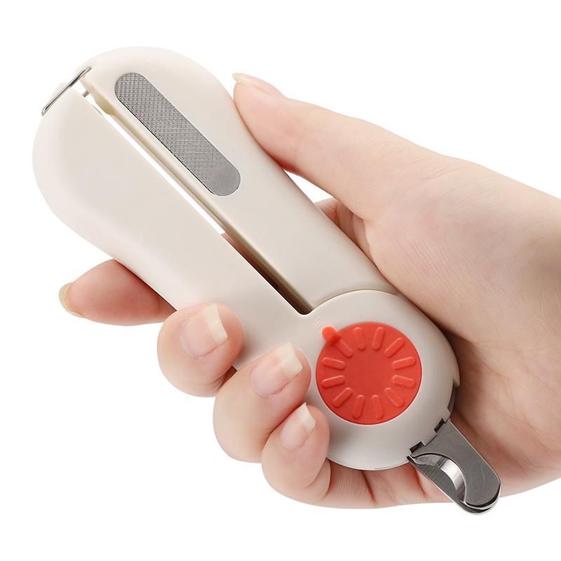 Wholesale Custom Stainless Steel Durable Pets Nail Clipper for Dog Cat with LED to Avoid Over-Cutting Nails