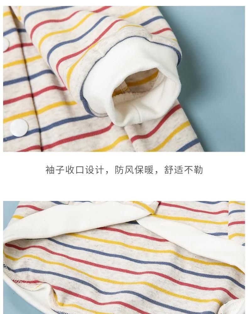Customized Stripe Outdoor Hoodie Fastener Dog Accessories Apparel Pet Clothes