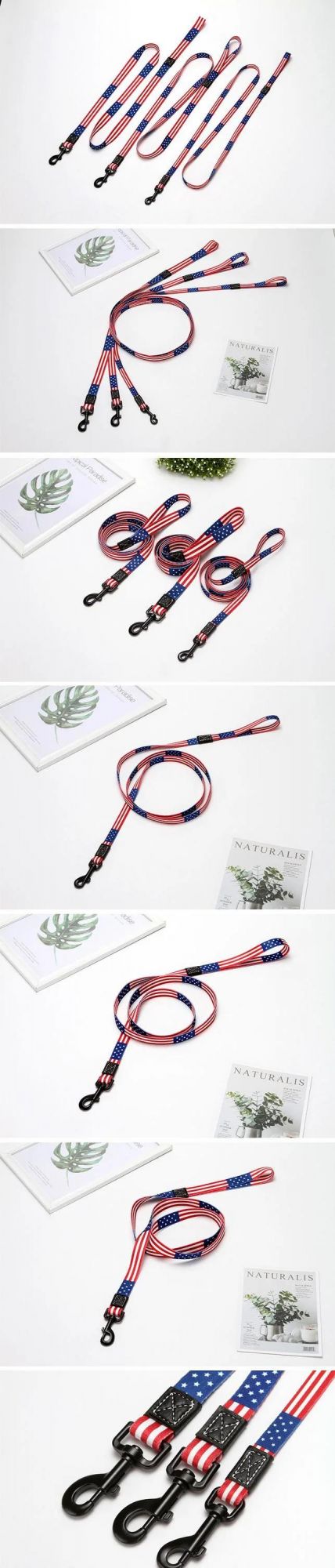 for Dogs Puppies Walking Running and Training Leash, Custom Logo Dual Comfortable Dog Leash