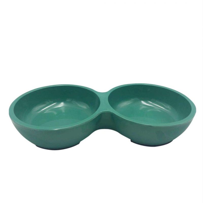 Pet Double Bowl Universal Double Bowl Small Dog Food Bowl