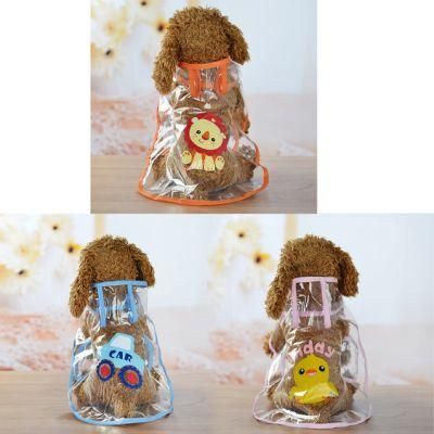 Wholesale Dog Raincoat Large Hooded Waterproof Pet Dog Raincoat Transparency Design Luxury Raincoat Clothes for Dogs