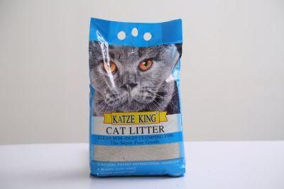 Katze King Brand with Bentonite Cat Litter with Strong Clumping and Odor Control