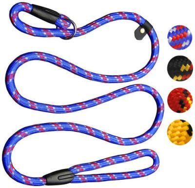 Durable Custom Strong Slip Lead Dog Leash with Heavy Duty for Dog Training