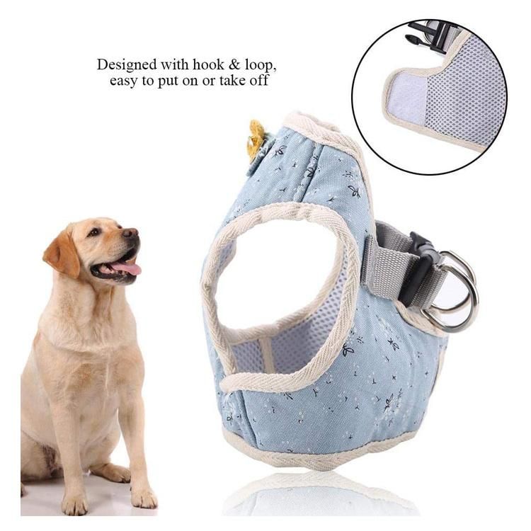 Breathable Mesh Lining Comfortable Cotton Dog Harness