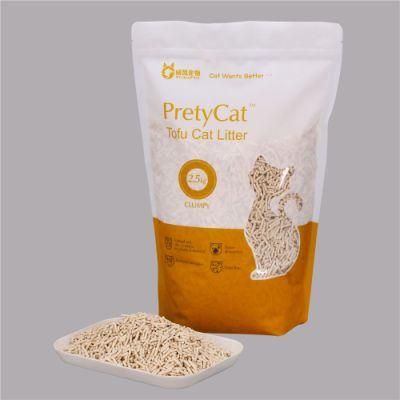 Banded Tofu Cat Litter Original Peach Flavour Cat Litter Toilet Flush Clumps 2.5kg Cat Litter