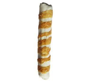 Dog Chews Chicken Rolled Rawhide Twist Stick Treats