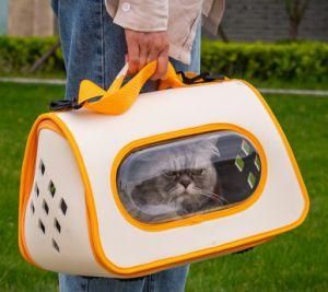 Transparent PU Pet Travel Shoulder Bag Cat Carrier Pet Products a