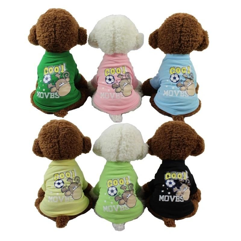 Spring and Winter Wholesale Dog Clothes Print Pet Cloth Cute Dog Cloth with Two Legs