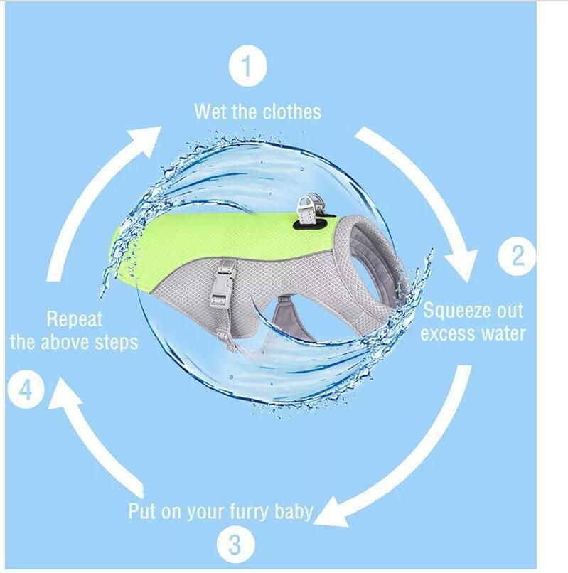 Summer Adjustable Lightweight Cooling Dog Vest Jacket Clothes