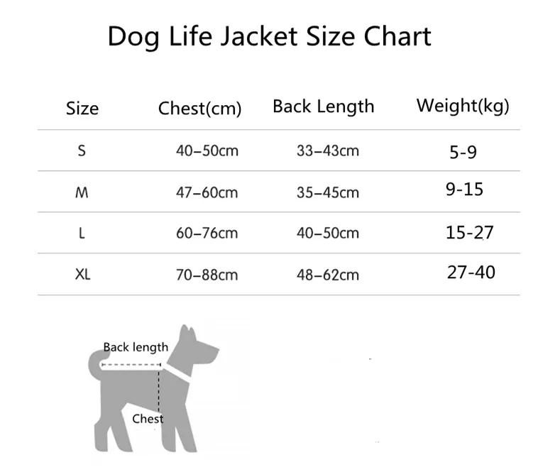 New Neoprene Snug and Safer Dog Life Vest Sports Style Dog Life Jackets with Superior Buoyancy