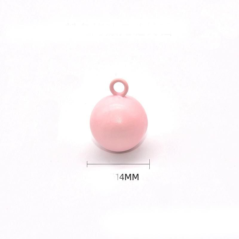 DIY Jewelry Accessories Cartoon Pet Animal Bell Ornament Metal Crafts with Lanyard Animal Bell