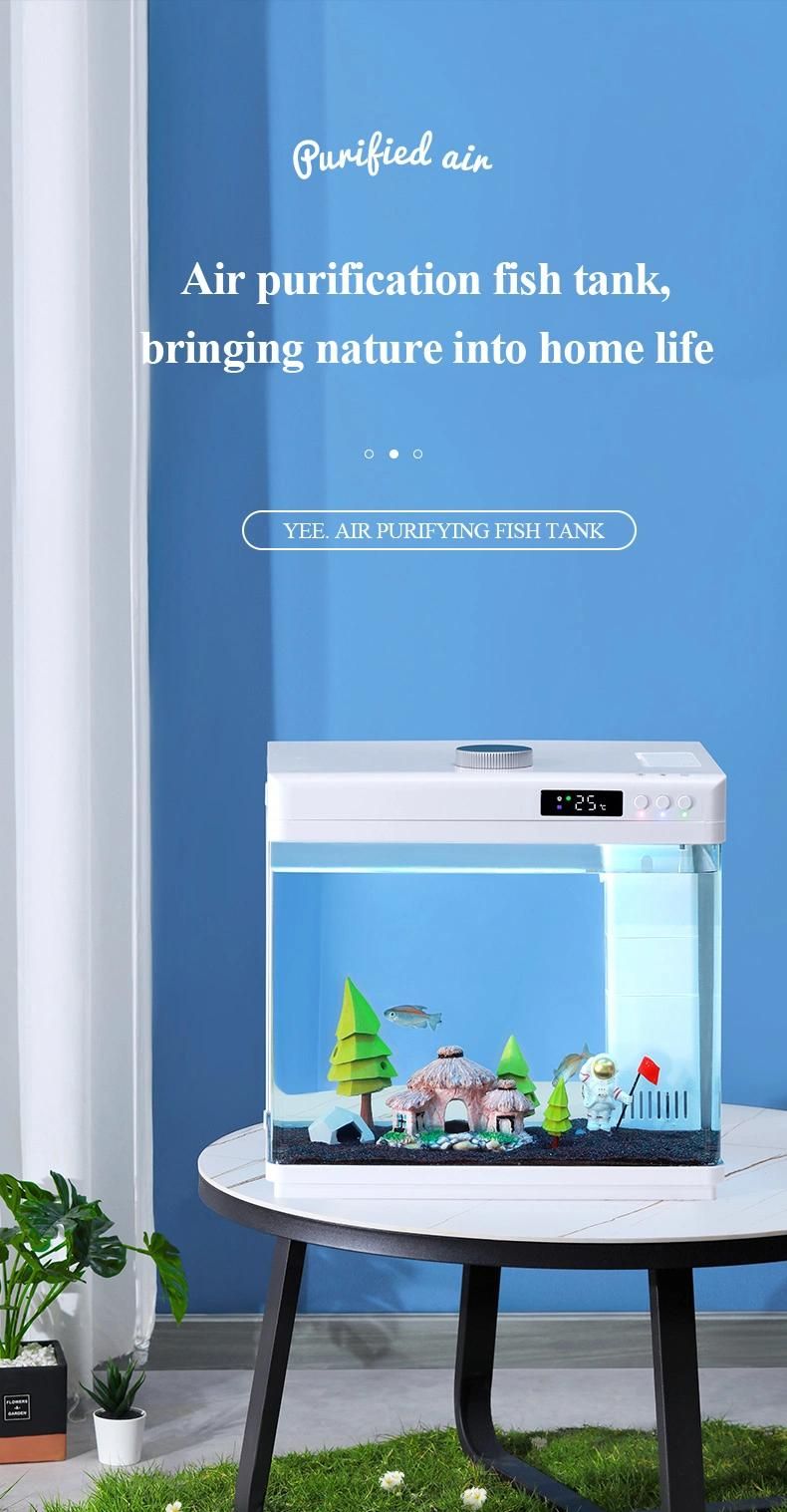 Yee Mini Aquarium Fish Tank Betta Fish Aquariun Table Tanks
