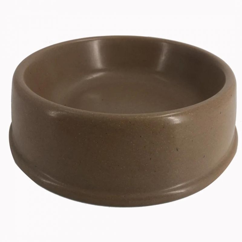 Biodegradable Bamboo Fiber Customized Logo Dog Pet Bowl