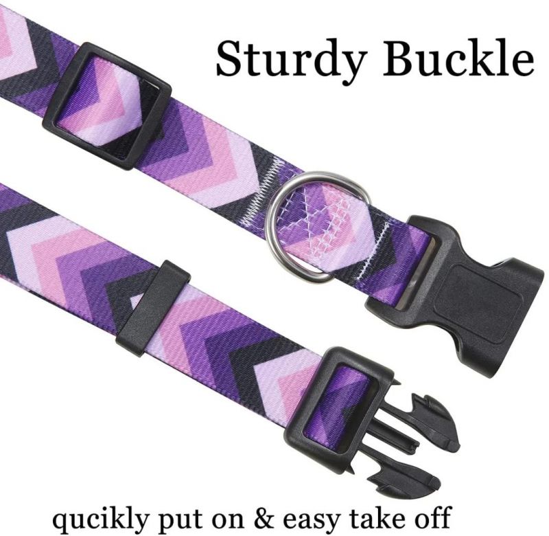 Dog Collar with Bohemia Floral Tribal Geometric Patterns with Small MOQ
