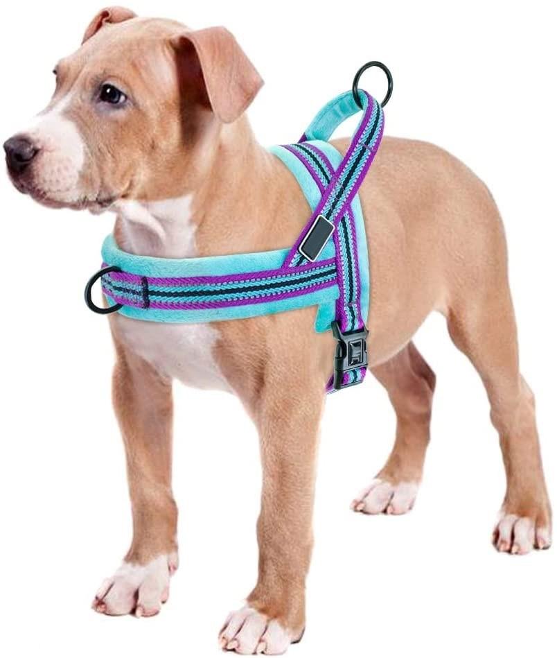 Effective No Pull & No Choking Velvet Dog Harness