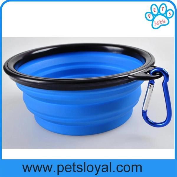 Pet Accessories Travel Silicone Pet Feeder Dog Bowl