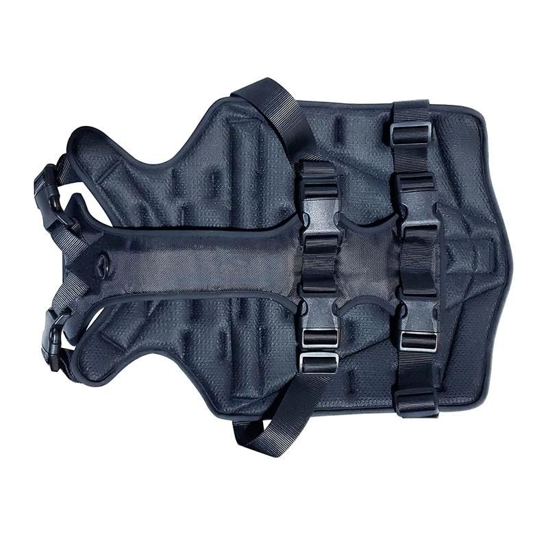 Tactical Adjustable Nylon No Pull Dog Harness Walking Training Vest for Service & Training Large Dogs