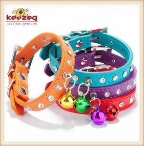 Lovely Pet Leather Collar &Leashes/Collar for Small Pets (KC0061)
