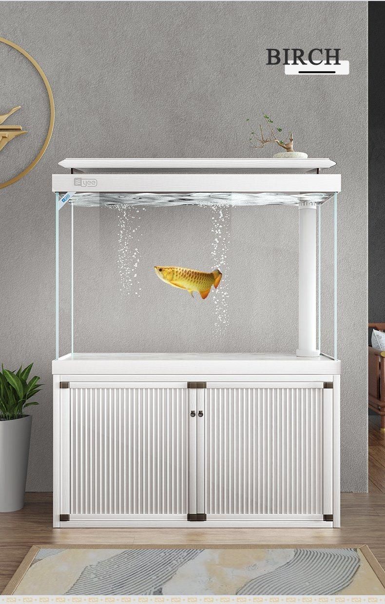 Yee Glass Large Betta Ecological Landscape Aquariums Accessories Fish Tank with Base Cabinet