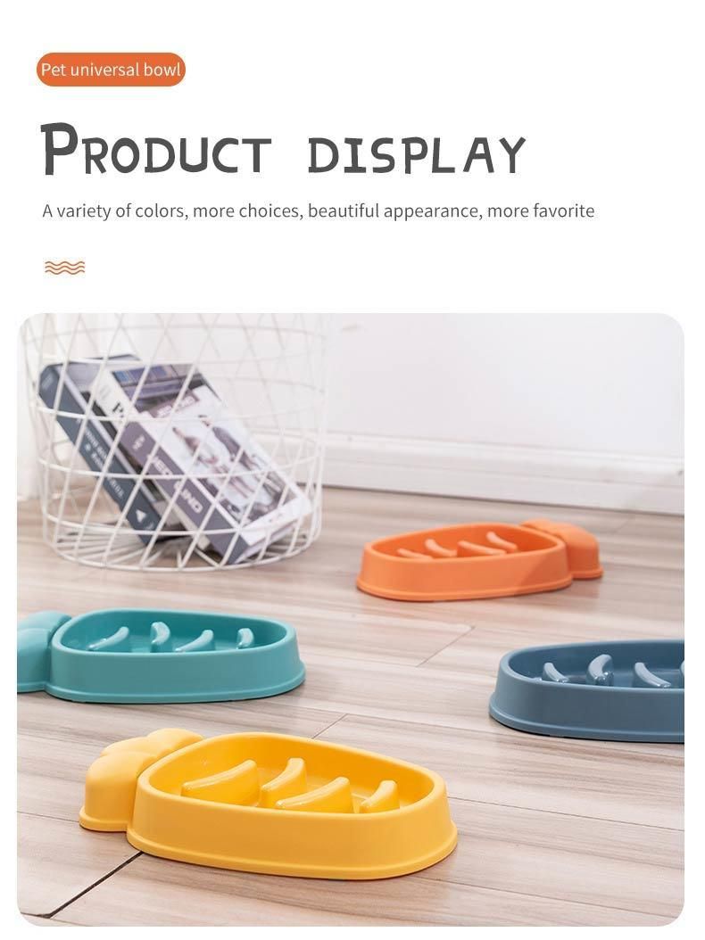 Wholesale Funny Slow Feeder Puzzle Carrot Pet Dog Cat Bowl