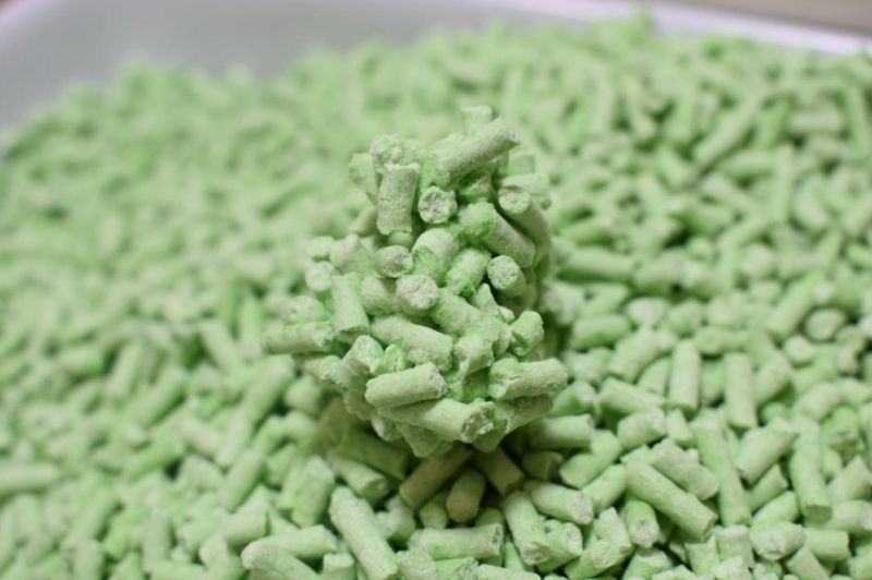 Good Quality Green Tea Tofu Cat Litter (YYLD02)