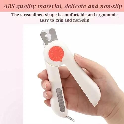 Wholesale Custom Stainless Steel Durable Pets Nail Clipper for Dog Cat with LED to Avoid Over-Cutting Nails