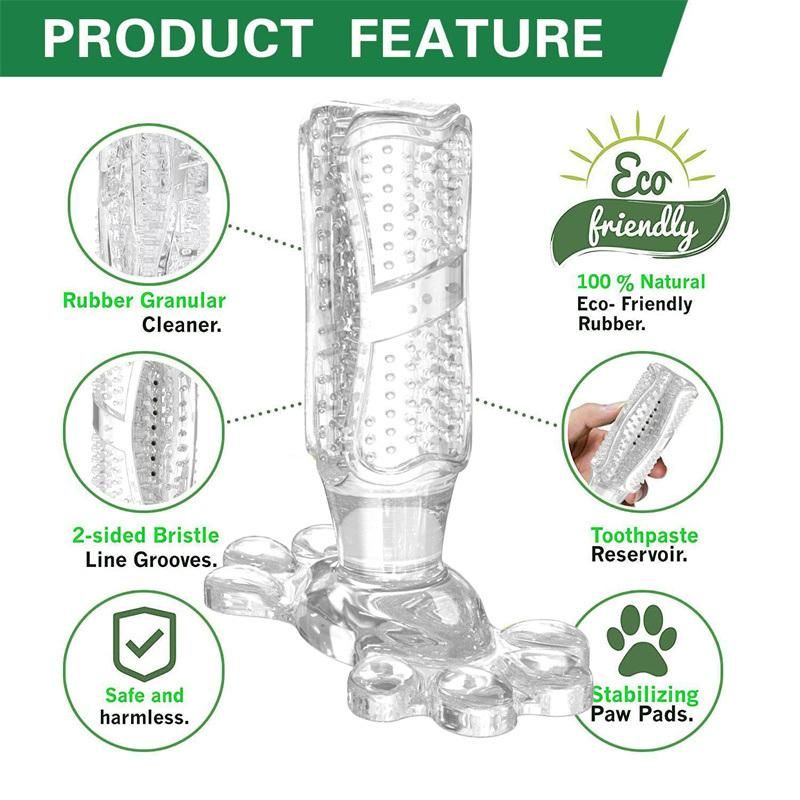 Wholesale Dog Toy Toothbrush Natural Rubber for Removing Bad Breath and Dental Calculus