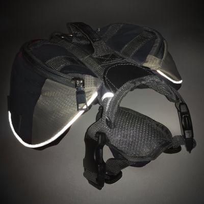 Hiking Saddle Rucksack Transport Bag Reflective Portable Dog Carrier Pet Supply