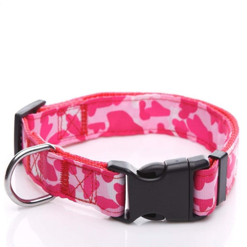 Durable Nylon Dog Collar with Customized Pattern for Walking The Dog and Training