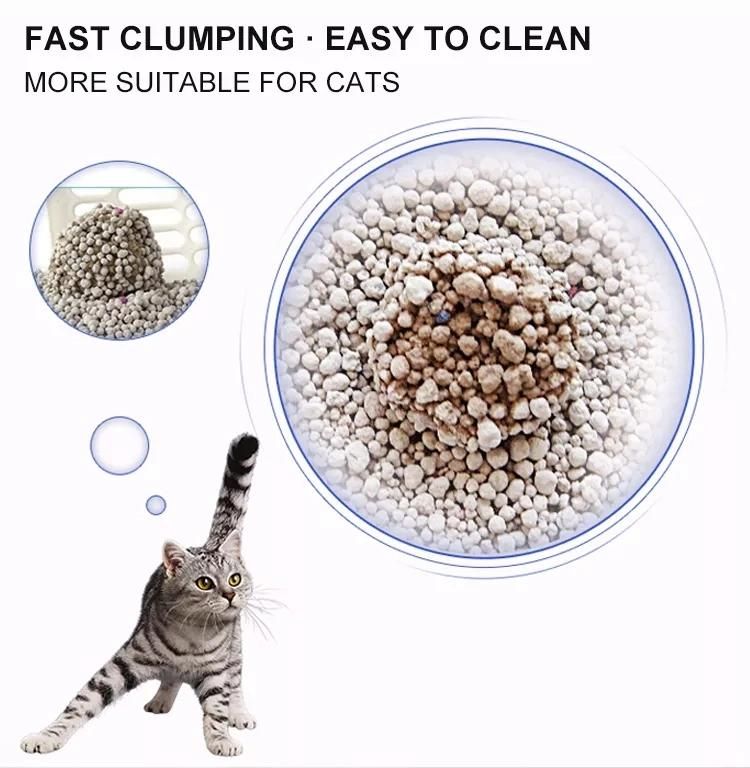 Factory Cat Litter Sale Natural Organic Clumping Mineral Buy Premium Fragrant Ball Shape Clay Bentonite Cat Litter