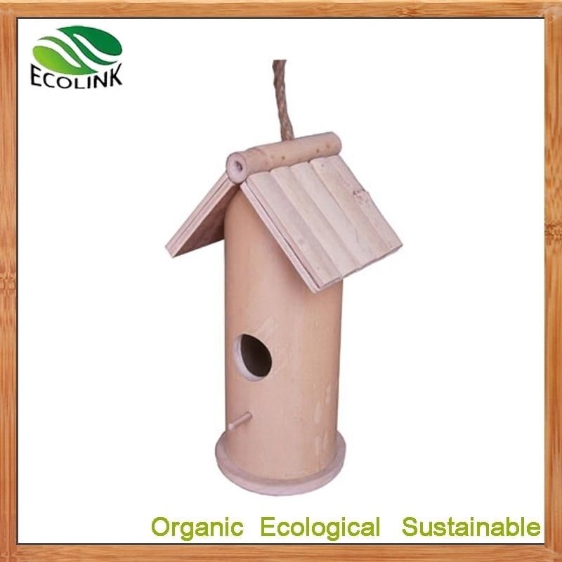 New Designer Compact WPC Wood Bird Cage for Garden Decoration
